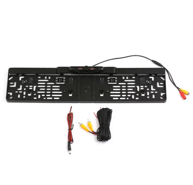 kentekenplaathouder met 4 IR LED-auto-achteruitrijcamera universeel - Audioplay