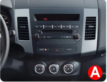 Multimedia Navigatie Mitsubishi Outlander Xi 2 2008 - 2011 |DAB|Bluetooth|Carplay Autoradio Beeldscherm - Audioplay