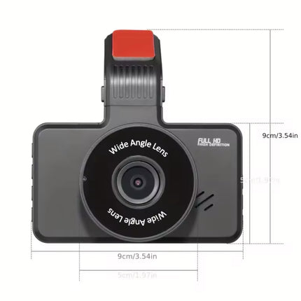 HD Beeldkwaliteit Draadloze Dashcam | WiFi-verbinding | dubbele lens - Audioplay