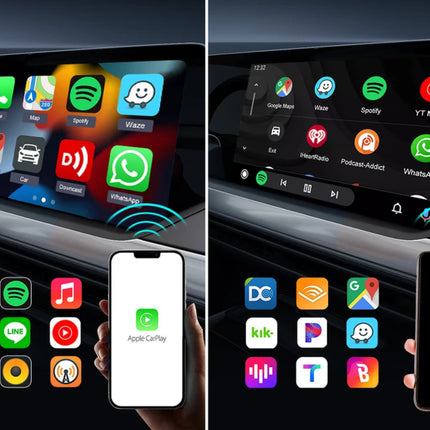 Carlinkit 5.0 Draadloze Carplay & Android Auto Box 2.4G & 5.8Ghz | Plug & Play Connect Voor Bedrade Auto 'S - Audioplay
