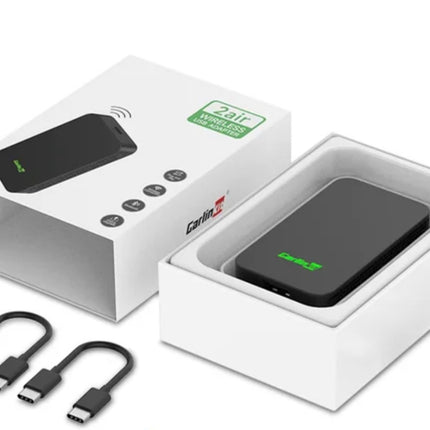 Carlinkit 5.0 Draadloze Carplay & Android Auto Box 2.4G & 5.8Ghz | Plug & Play Connect Voor Bedrade Auto 'S - Audioplay
