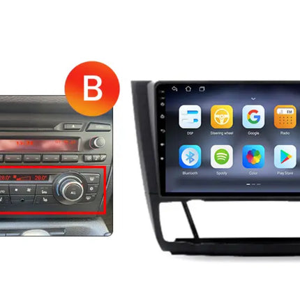 Multimedia Navigatie BMW 1 Serie 2004 - 2013|DAB|Bluetooth|4Core 32GB| (E81 E82 E87 E88) |Carplay Beeldscherm 9 Inch - Audioplay