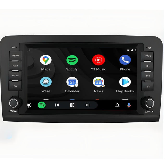 Multimedia Navigatie Mercedes Benz ML klasse ( 2005-2012)|DAB|Bluetooth|4Core 32GB|Carplay Autoradio ML w1 64(300-320-350-450-500) |Beeldscherm 8 Inch - Audioplay