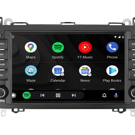 Multimedia Navigatie Mercedes-Benz Carplay A-Class W169 (2004-2012) |DAB|Carplay Autoradio Beeldscherm  (Al50/Al60/Al 70/A180/A200) 7 Inch - Audioplay