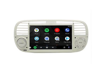 Multimedia Navigatie Fiat 500 2007-2015|DAB|Bluetooth|4Core 32GB|Carplay Autoradio Beeldscherm