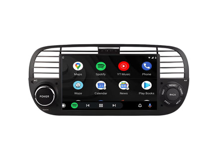 Multimedia Navigatie Fiat 500 2007-2015|DAB|Bluetooth|4Core 32GB|Carplay Autoradio Beeldscherm multimedia