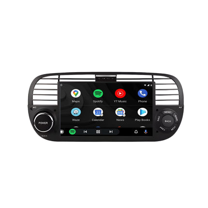 Multimedia Navigatie Fiat 500 2007-2015|DAB|Bluetooth|4Core 32GB|Carplay Autoradio Beeldscherm multimedia - Audioplay