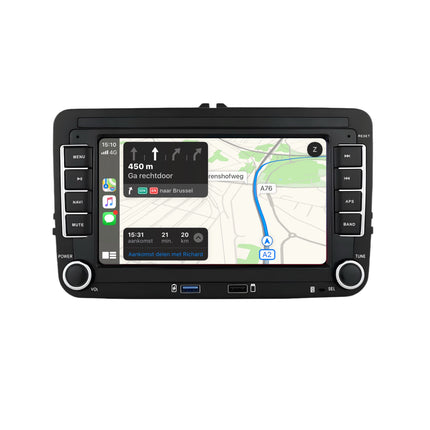 Multimedia Navigatie Volkswagen Jetta 2003-2011 |DAB| Bluetooth |Carplay Autoradio Beeldscherm - Audioplay
