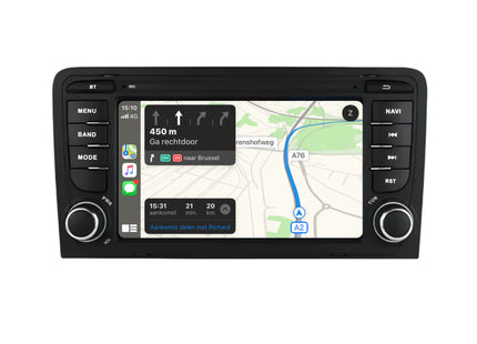 Multimedia Navigatie Audi A3 S3 RS3 2003-2013|DAB|Carplay Autoradio Beeldscherm