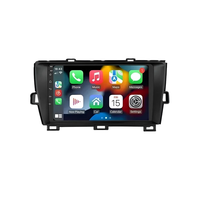 Multimedia Navigatie Toyota Prius 3 2009 - 2015 |DAB|Carplay Autoradio Prius 3 Beeldscherm 9 Inch - Audioplay