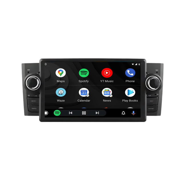 Multimedia Navigatie Fiat Grande Punto Linea 2007-2012 |DAB|Carplay Autoradio Beeldscherm 7 Inch - Audioplay