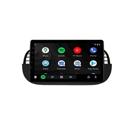 Multimedia Navigatie Fiat 500 (2007 - 2015)|DAB|Bluetooth|4Core 32GB|Carplay Autoradio Android 12 Beeldscherm 9 Inch - Audioplay