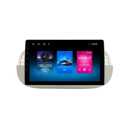 Multimedia Navigatie Fiat 500 (2007 - 2015)|DAB|Bluetooth|4Core 32GB|Carplay Autoradio Android 12 Beeldscherm 9 Inch - Audioplay