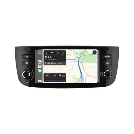 Multimedia Navigatie Fiat Punto 2012-2015 Beeldscherm |DAB| Bluetooth |4Core 32GB|Carplay Beeldscherm - Audioplay
