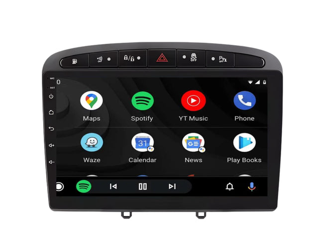 Multimedia Navigatie Pegeut 308 - 2004-2015 | DAB| Bluetooth |4Core 32GB|Beeldscherm | 408 308 308sw - Audioplay