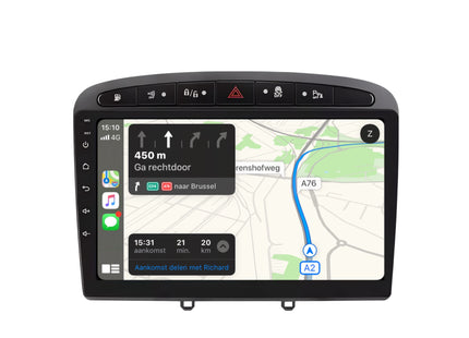 Multimedia Navigatie Pegeut 308 - 2004-2015 | DAB| Bluetooth |4Core 32GB|Beeldscherm | 408 308 308sw