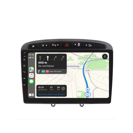 Multimedia Navigatie Pegeut 308 - 2004-2015 | DAB| Bluetooth |4Core 32GB|Beeldscherm | 408 308 308sw - Audioplay