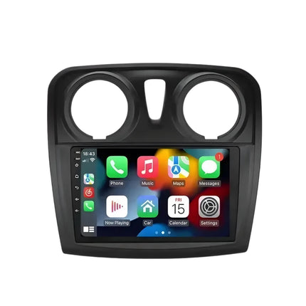 Multimedia Navigatie Renault Logan 2 2012-2019 |DAB|Bluetooth|Carplay Autoradio Logan 2 Beeldscherm 9 inch - Audioplay