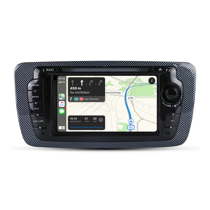 Multimedia Navigatie Seat Ibiza 2008-2014 |DAB|Bluetooth|4Core 32GB|Carplay Autoradio beeldscherm - Audioplay
