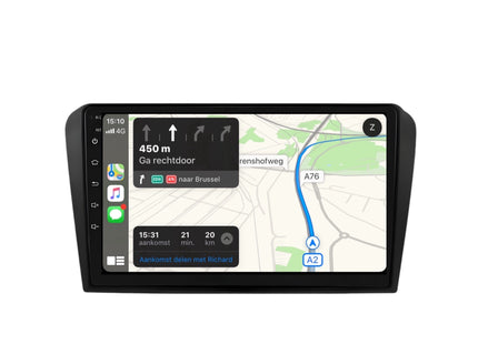 Multimedia Navigatie Mazda 3 2003 - 2009 |DAB| Carplay Beeldscherm