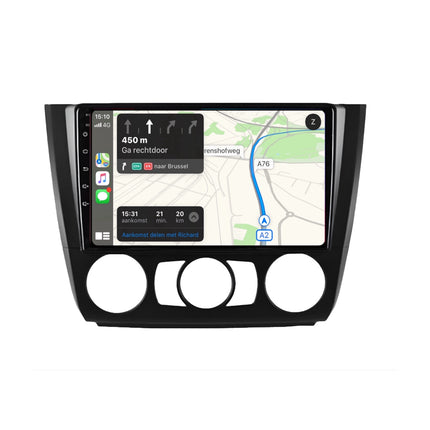 Multimedia Navigatie BMW 1 Serie 2004 - 2013|DAB|Bluetooth|4Core 32GB| (E81 E82 E87 E88) |Carplay Beeldscherm 9 Inch - Audioplay