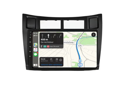 Multimedia Navigatie Toyota Yaris 2005 - 2013|DAB|Carplay Autoradio Navigatie 9 Inch