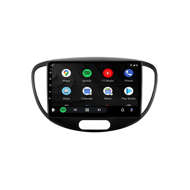 Multimedia Navigatie Hyundai I10 2007- 2013 |DAB|Bluetooth|4Core 32GB|Carplay Autoradio Beeldscherm 9 Inch - Audioplay