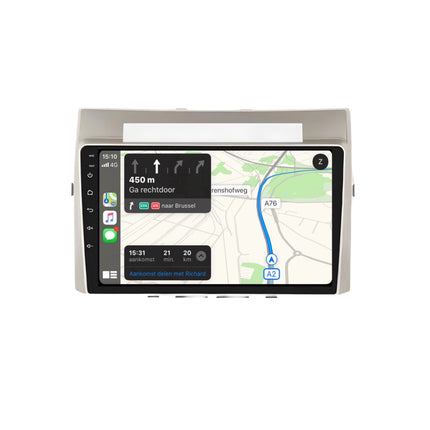Multimedia Navigatie Toyota Corolla Verso AR10 2004 - 2009|DAB|Bluetooth|4Core 32GB|Carplay Autoradio Beeldscherm 9 Inch - Audioplay