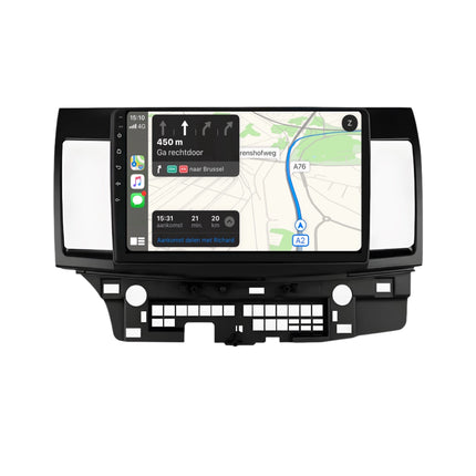 Multimedia Navigatie Mitsubishi Lancer 2007-2012|DAB|Bluetooth|4Core 32GB|Carplay Autoradio Beeldscherm - Audioplay