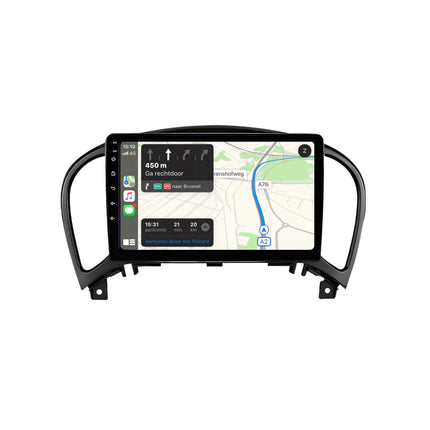 Multimedia Navigatie Nissan Juke 2010 -2014 |DAB|Carplay Autoradio Yf15 Beeldscherm  9 Inch - Audioplay