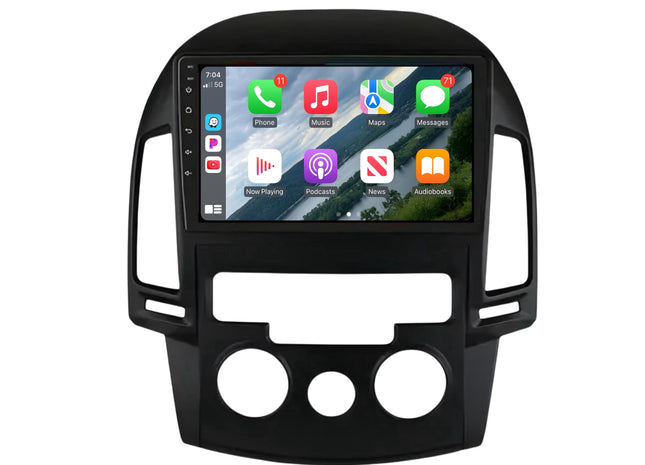 Multimedia Navigatie Hyundai I30 2006-2011 |DAB|Carplay Autoradio Beeldscherm 9 Inch - Audioplay