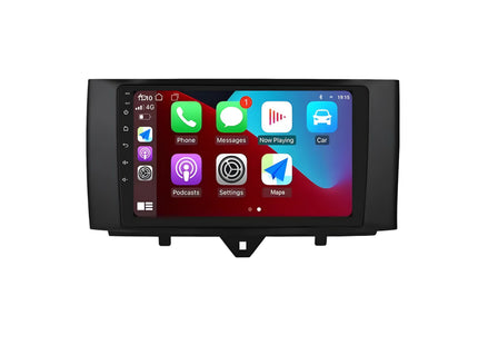 Multimedia Navigatie Smart Fortwo 451 2010 - 2015 |DAB|Carplay Autoradio Fortwo 451 Beeldscherm 9 Inch