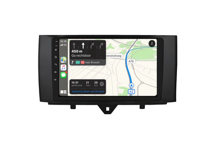 Multimedia Navigatie Smart Fortwo 451 2010 - 2015 |DAB|Carplay Autoradio Fortwo 451 Beeldscherm 9 Inch