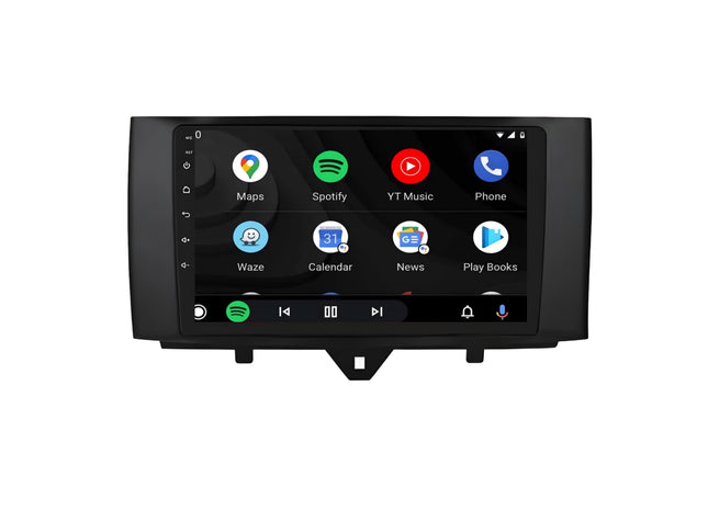 Multimedia Navigatie Smart Fortwo 451 2010 - 2015 |DAB|Carplay Autoradio Fortwo 451 Beeldscherm 9 Inch - Audioplay
