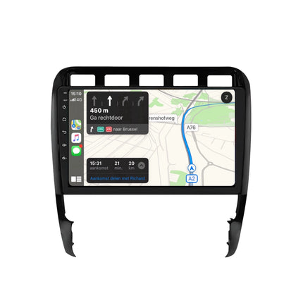 Multimedia Navigatie Porsche Cayenne 2002-2010 |DAB|Carplay Autoradio Beeldscherm 9 inch - Audioplay