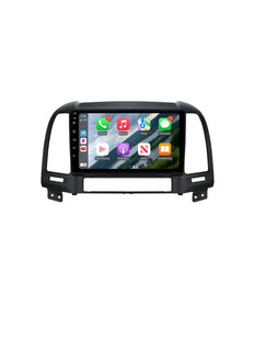Multimedia Navigatie Hyundai Santa Fe 2 2006-2012 |DAB|Carplay Autoradio Santa Fe 2 Beeldscherm 9 Inch - Audioplay