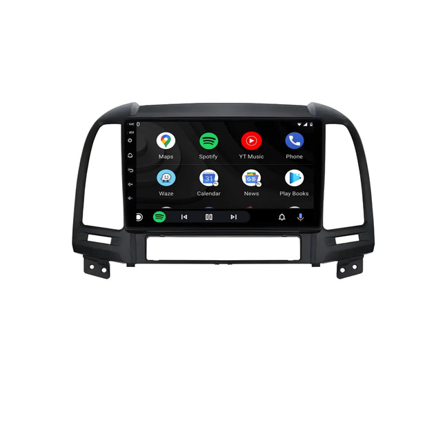 Multimedia Navigatie Hyundai Santa Fe 2 2006-2012 |DAB|Carplay Autoradio Santa Fe 2 Beeldscherm 9 Inch - Audioplay