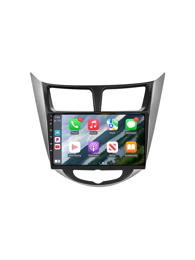 Multimedia Navigatie Hyundai Solaris 2010-2016 |DAB|Bluetooth|Carplay Autoradio Beeldscherm 9 Inch