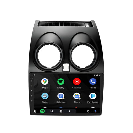 Multimedia Navigatie Nissan Qashqai j10 2006-2013 |DAB|Carplay Autoradio Beeldscherm 9 Inch - Audioplay