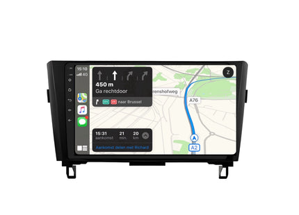 Multimedia Navigatie Nissan Qashqai 2 2013-2017 |DAB|Carplay Autoradio J11 X-Trail 3 Beeldscherm 10Inch