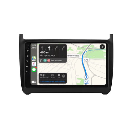 Multimedia Navigatie Volkswagen Polo 5 2008-2020 |DAB|Carplay Autoradio Beeldscherm 9 Inch - Audioplay