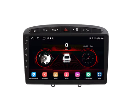 Multimedia Navigatie Pegeut 308 - 2004-2015 | DAB| Bluetooth |4Core 32GB|Beeldscherm | 408 308 308sw