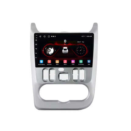 Multimedia Navigatie Renault Logan 1 Sandero 2009-2015 |DAB|Bluetooth|Carplay Autoradio Beeldscherm 9 Inch - Audioplay