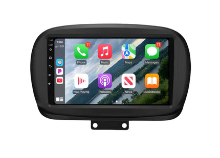 Multimedia Navigatie Fiat 500x 2014 - 2020 |DAB|Bluetooth|4Core 32GB|Carplay Autoradio Beeldscherm 9 Inch