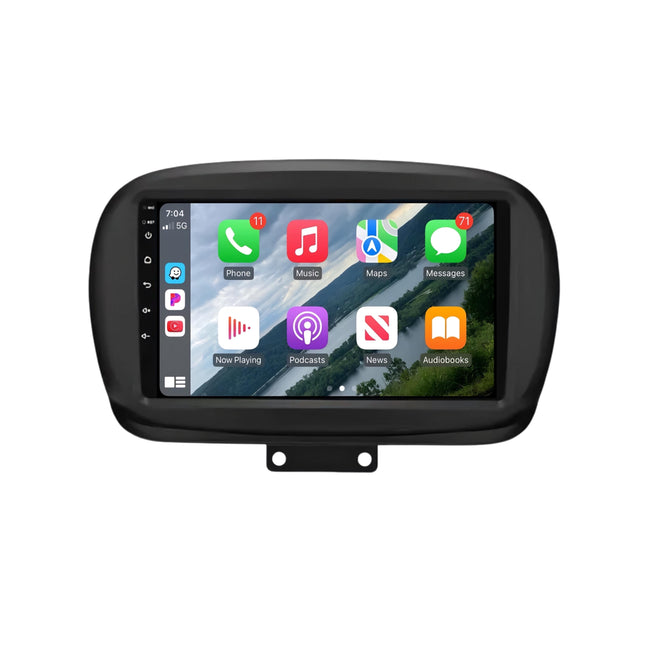 Multimedia Navigatie Fiat 500x 2014 - 2020 |DAB|Bluetooth|4Core 32GB|Carplay Autoradio Beeldscherm 9 Inch - Audioplay