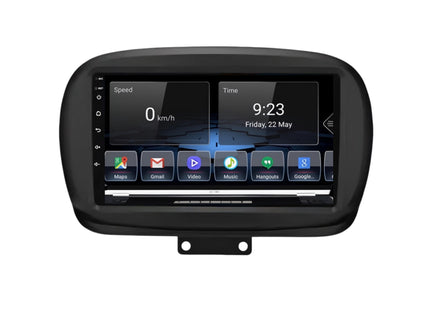 Multimedia Navigatie Fiat 500x 2014 - 2020 |DAB|Bluetooth|4Core 32GB|Carplay Autoradio Beeldscherm 9 Inch