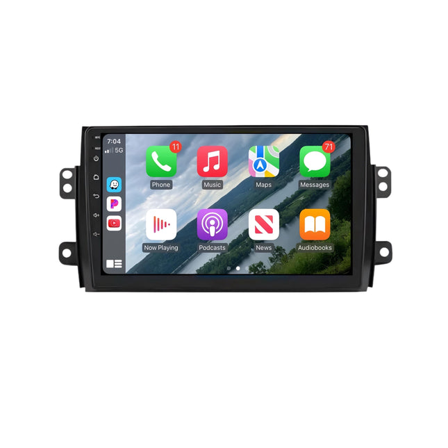 Multimedia Navigatie Fiat Sedici 2005-2014|DAB|Carplay Autoradio Beeldscherm 9 Inch - Audioplay