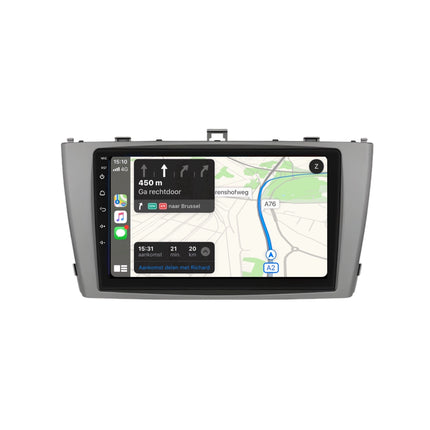 Multimedia Navigatie Toyota Avensis T27 2008 - 2015 |DAB|Carplay Autoradio T27 Multimedia Beeldscherm 9 Inch - Audioplay