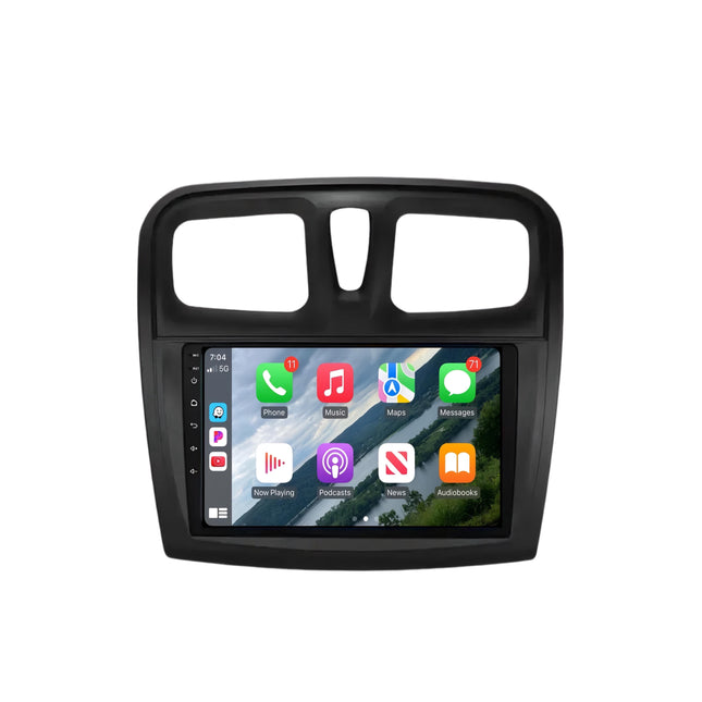Multimedia Navigatie Renault Sandero 2 2014-2019 |DAB|Carplay Autoradio Sandero 2 Beeldscherm 9 inch - Audioplay