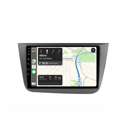 Multimedia Navigatie seat Altea 2004-2015 |Toledo 2004-2009 |DAB|Carplay Autoradio Beeldscherm 9 Inch - Audioplay